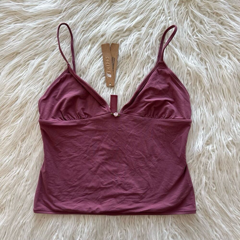 Skims Fits Everybody Picot Cami Beet Size Medium